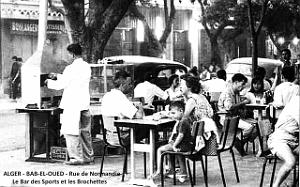 Alger-Bab-el-Oued - Rue de Normandie - Le Bar des Sports et les Brochattes- Doc. Vinaccio